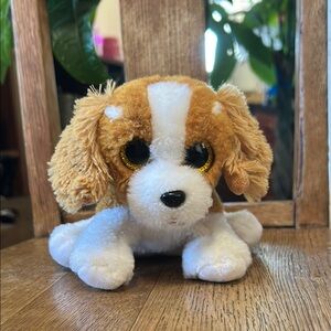 Adorable Plush sitting pup ( Barker TY plush)